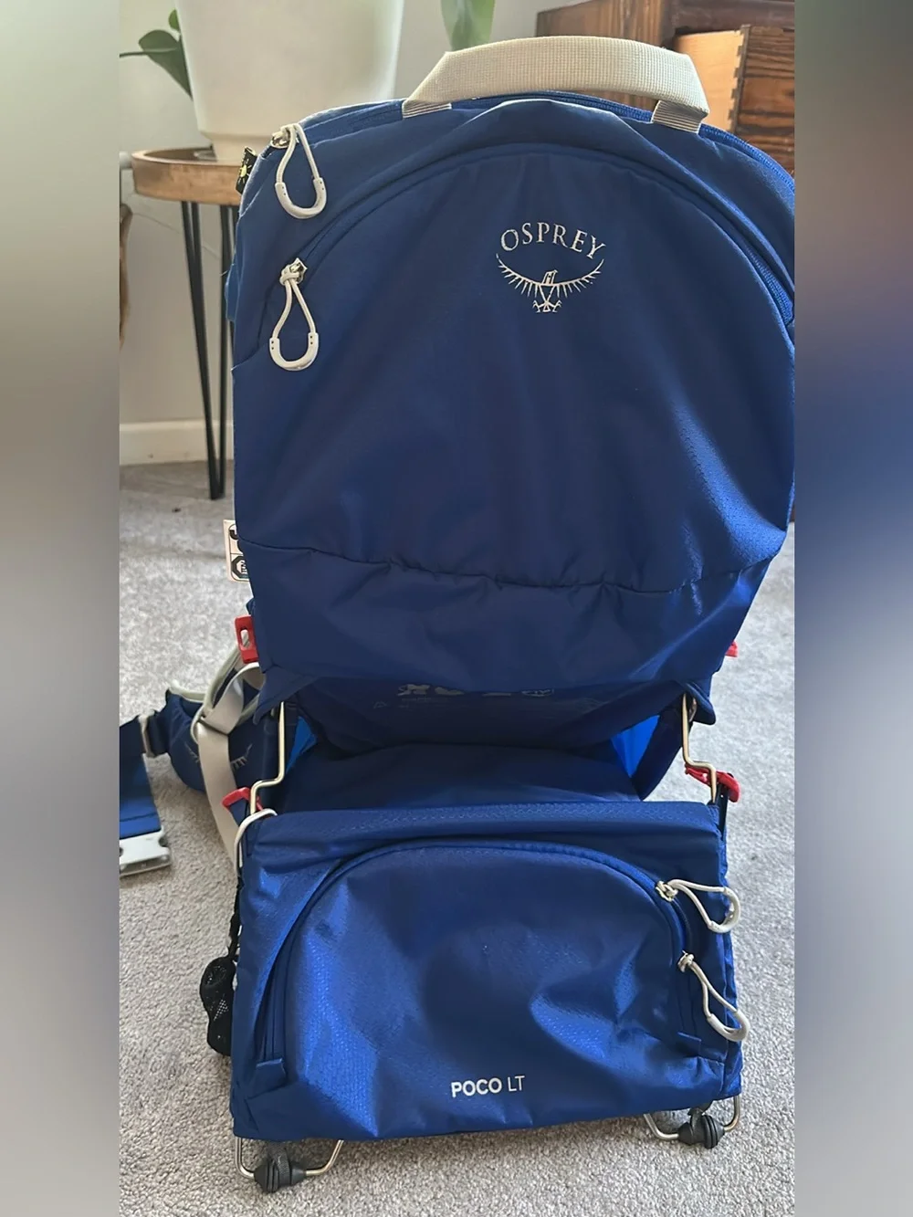 OSPREY Poco LT Child Carrier Ultralight Backpack EUC